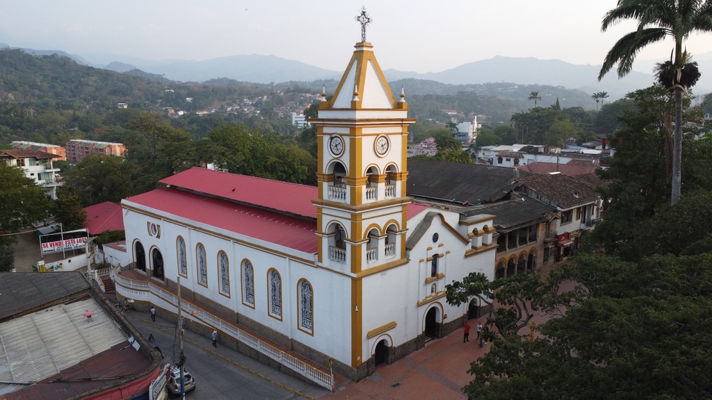 Templo Parroquial San Miguel Arcángel (Villeta). Foto: Archivo Prensa Alcaldía de Villeta